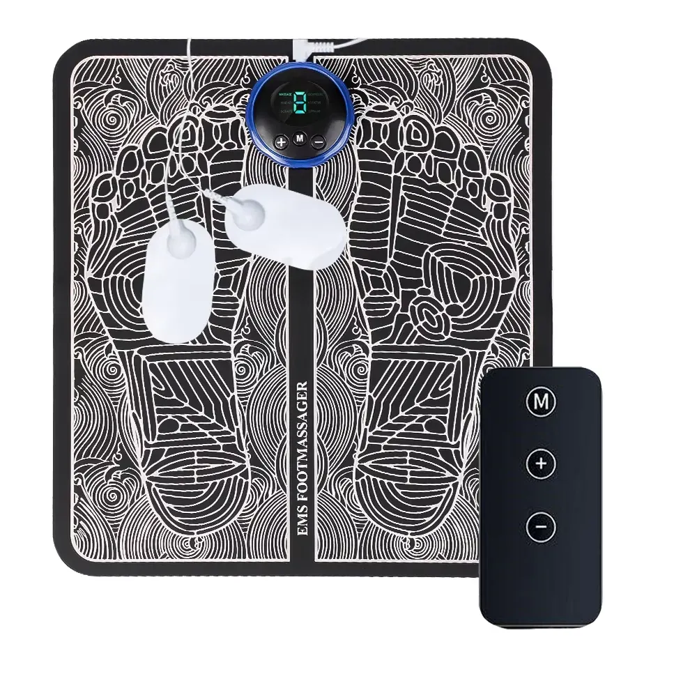 Coussin de massage électrique pour les pieds, masseur musculaire et appareil de relaxation pour le fitness, le sport en plein air, la maison et la famille 7