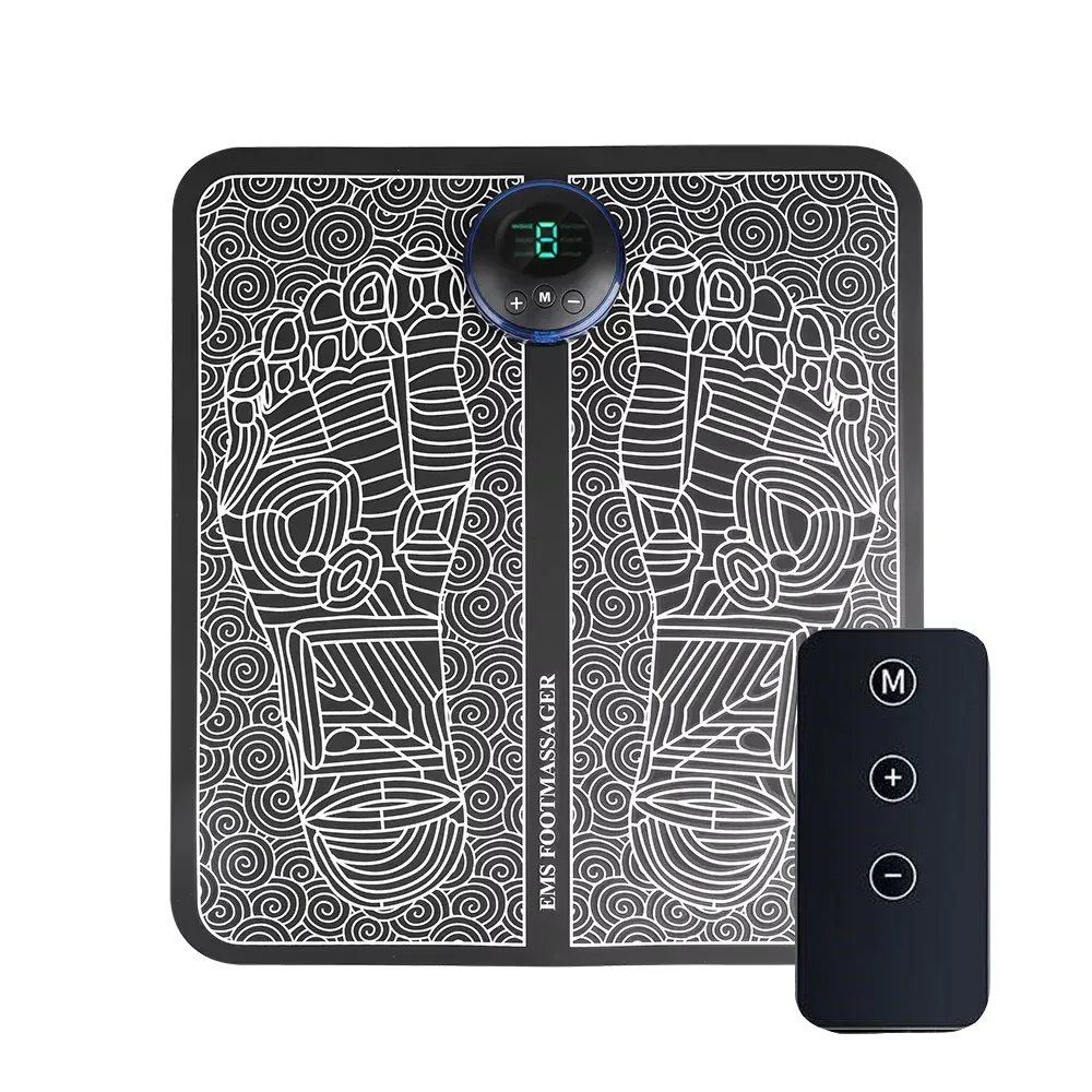 Coussin de massage électrique pour les pieds, masseur musculaire et appareil de relaxation pour le fitness, le sport en plein air, la maison et la famille 9