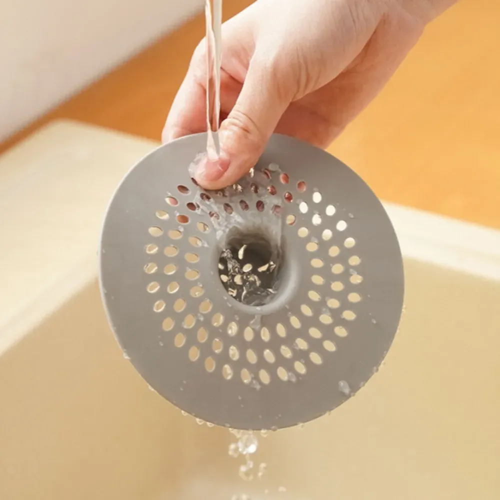 Crépine de vidange en silicone, finitions et usage