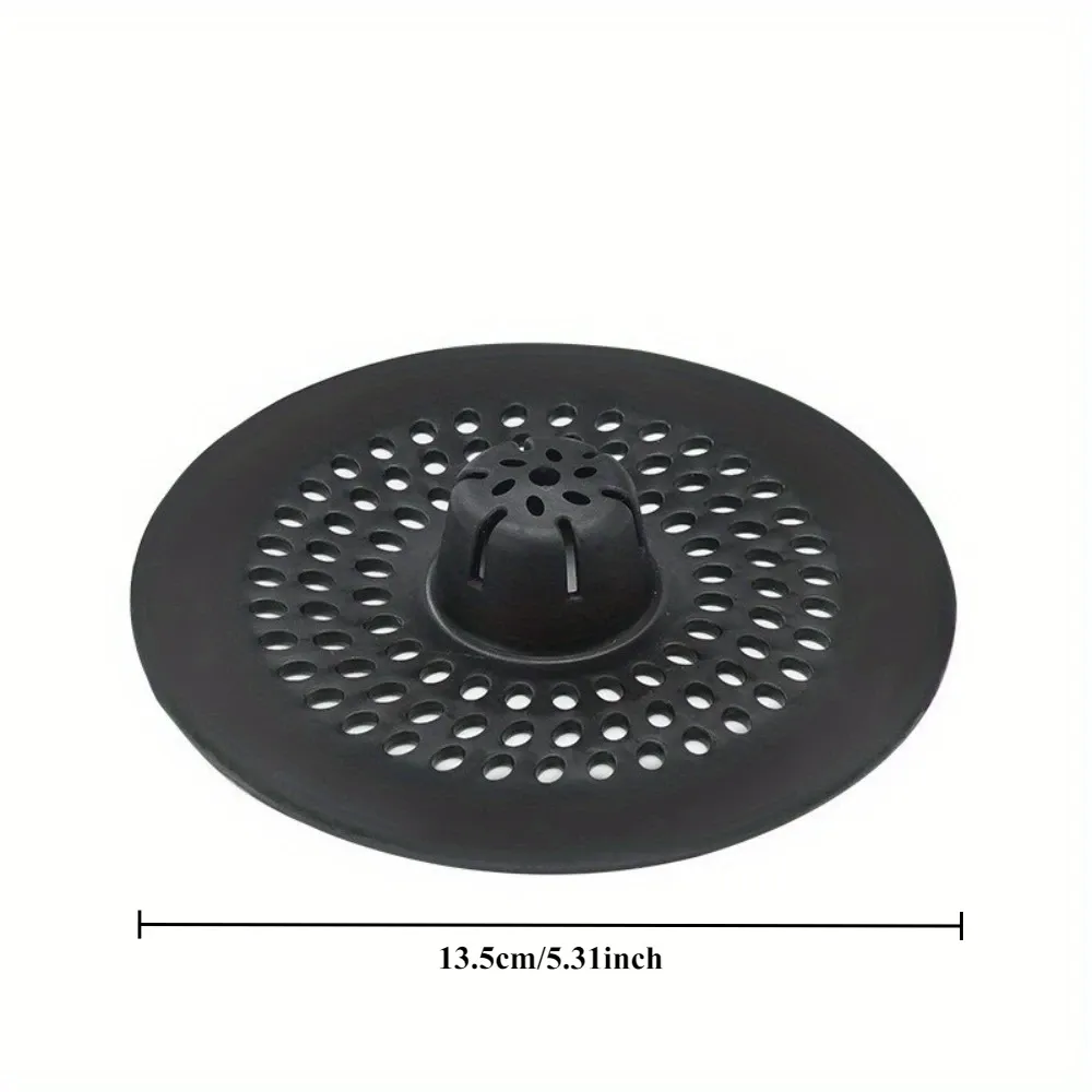 Crépine de vidange en silicone avec trous d'évacuation, pour douche, salle de bain et cuisine (lot de 1) 9
