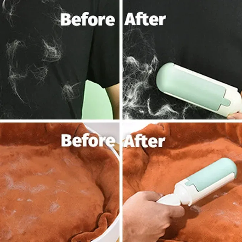 Épilateur réutilisable pour animaux de compagnie, rouleau anti-peluches multi-usages pour canapé et vêtements 3