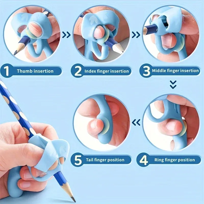 Stylos à poignée souple vus de près