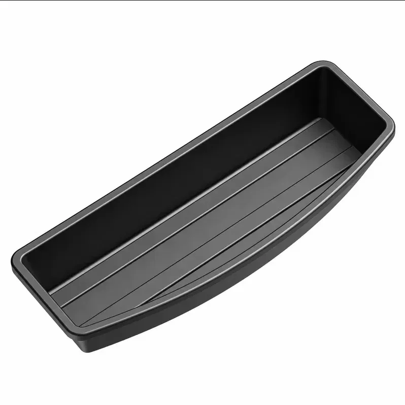 Boîte de rangement sous siège de voiture en ABS, organisateur à tiroir universel antidérapant pour siège avant 7