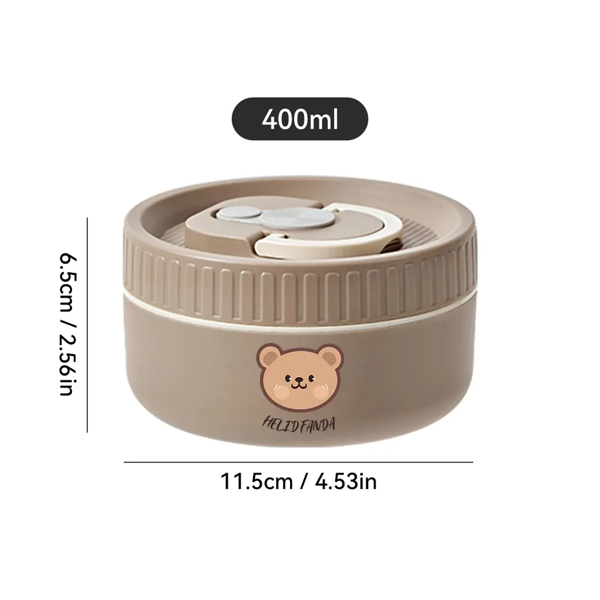 WORTHBUY Boîte-repas bento thermique étanche pour micro-ondes, pour étudiants, contenant alimentaire isolé en acier inoxydable 304, grande capacité, design mignon 22