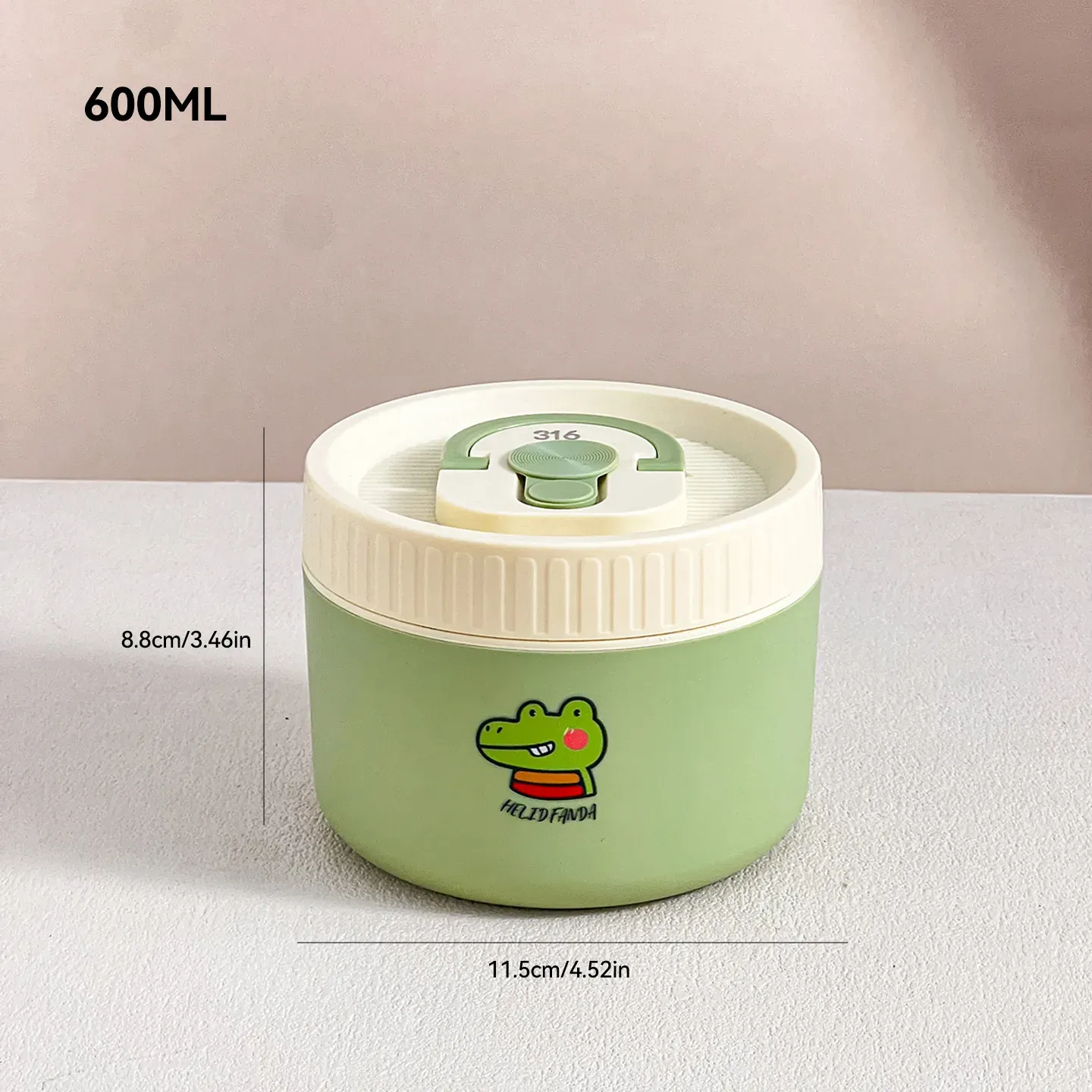 WORTHBUY Boîte-repas bento thermique étanche pour micro-ondes, pour étudiants, contenant alimentaire isolé en acier inoxydable 304, grande capacité, design mignon 10