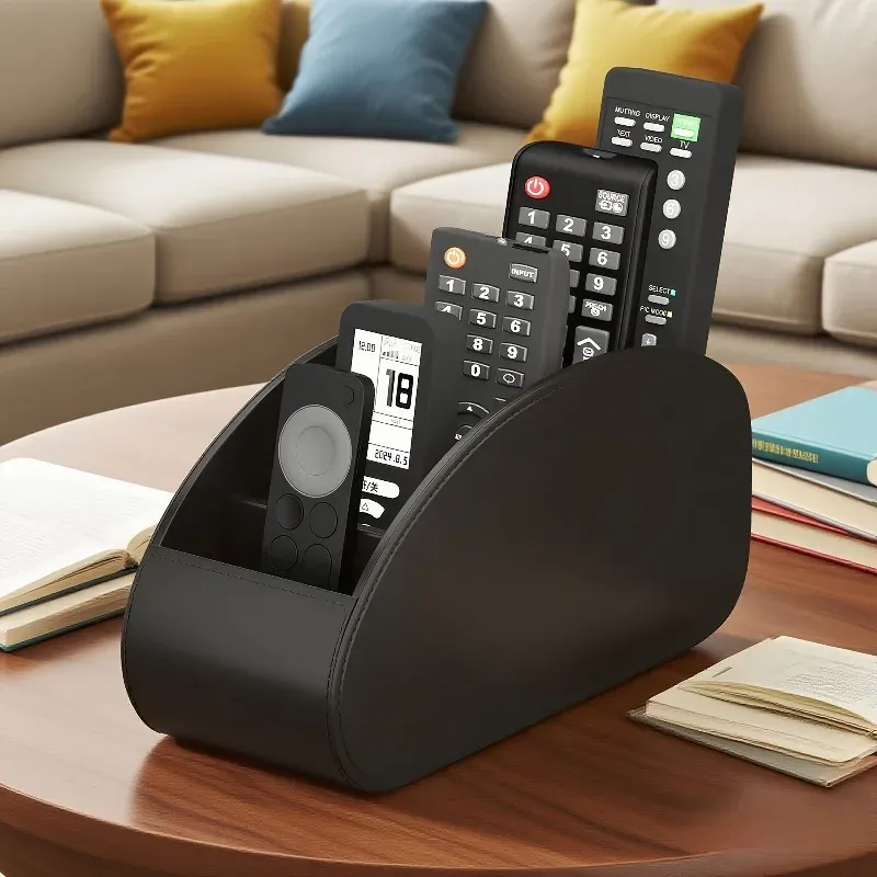 Support de télécommande – Organisateur de télécommande pour téléviseur, lecteur multimédia, stylos, bureau et table de chevet, peu encombrant - Image 1