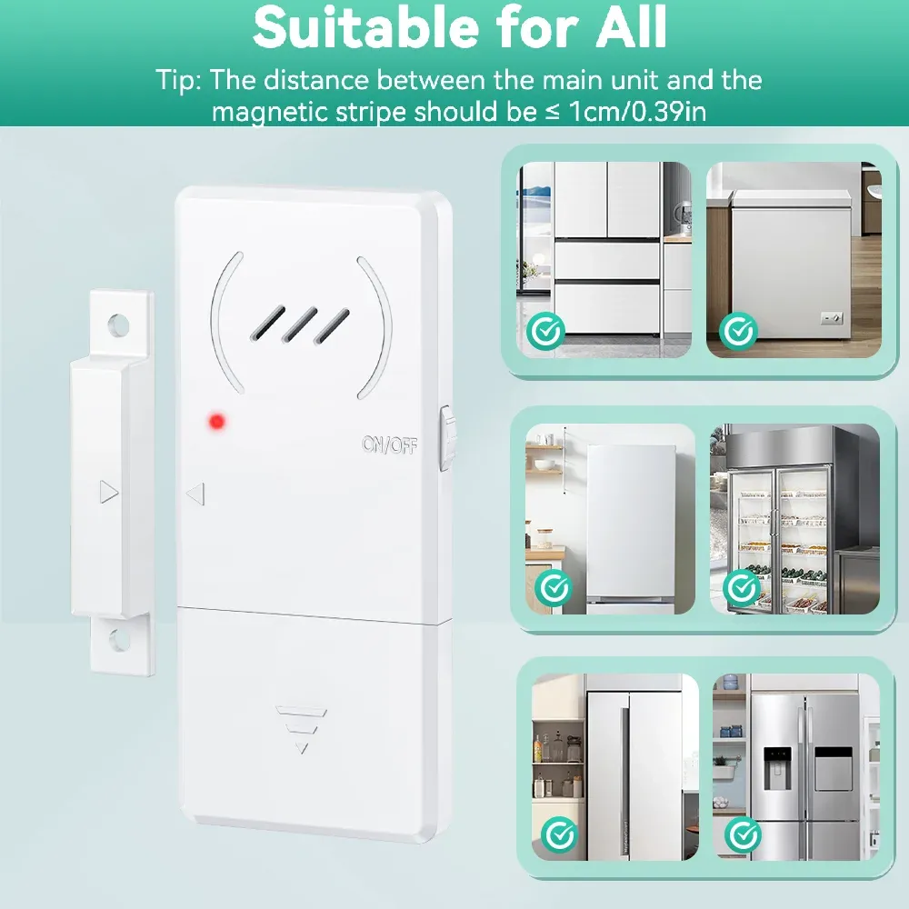 Détail de l'alarme de porte de réfrigérateur ELECTOP