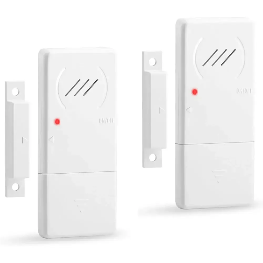 ELECTOP Alarme de porte de réfrigérateur à capteur magnétique, alarme d'ouverture de fenêtre, temporisation de 60 secondes, 96 dB, pour la maison, le commerce et le bureau 7