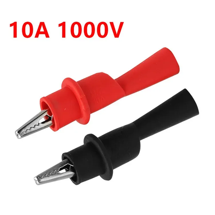 Pinces de test, connexion sonde et fil