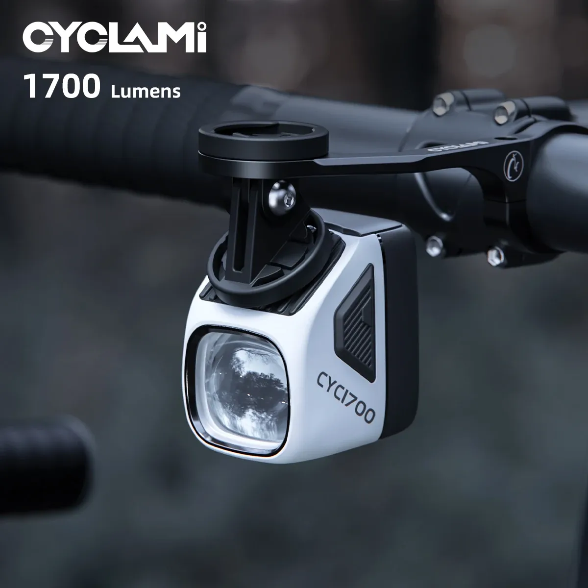 Phare de vélo CYCLAMI CYC1700 en aluminium