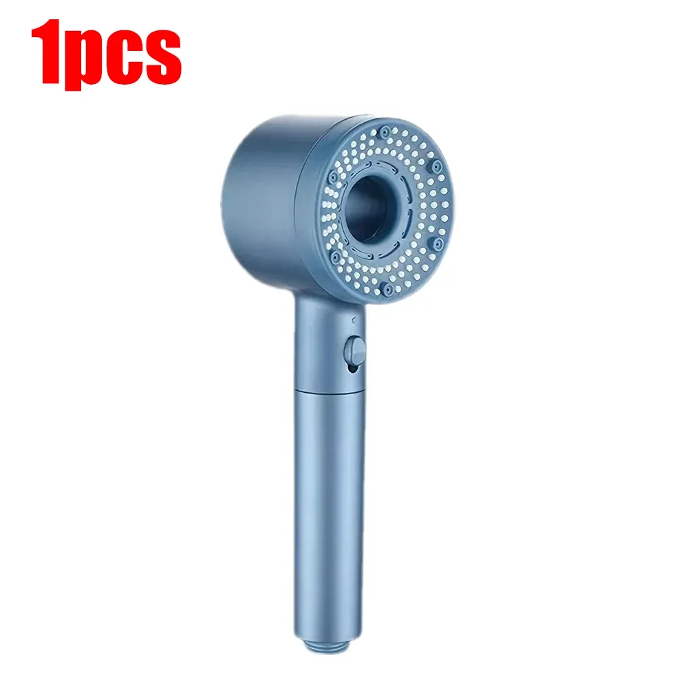 Pommeau de douche réglable 5 jets, filtre haut débit, haute pression, économie d'eau, buse de douche, accessoires de salle de bains 23
