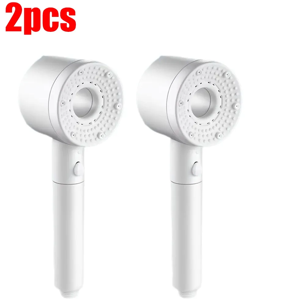 Pommeau de douche réglable 5 jets, filtre haut débit, haute pression, économie d'eau, buse de douche, accessoires de salle de bains 25