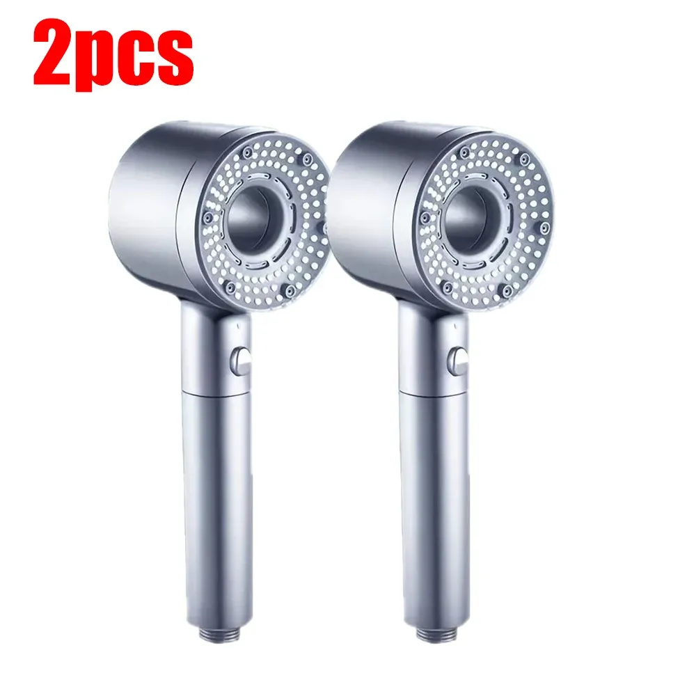 Pommeau de douche réglable 5 jets, filtre haut débit, haute pression, économie d'eau, buse de douche, accessoires de salle de bains 26