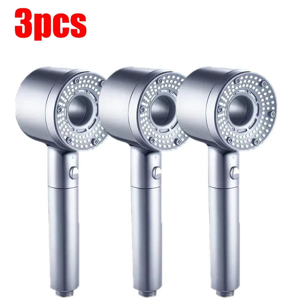 Pommeau de douche réglable 5 jets, filtre haut débit, haute pression, économie d'eau, buse de douche, accessoires de salle de bains 21