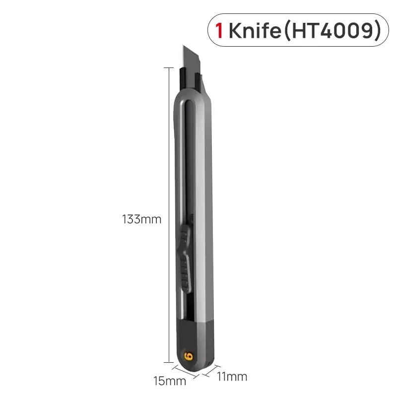 Deli Couteau utilitaire multifonction rétractable avec scie 21