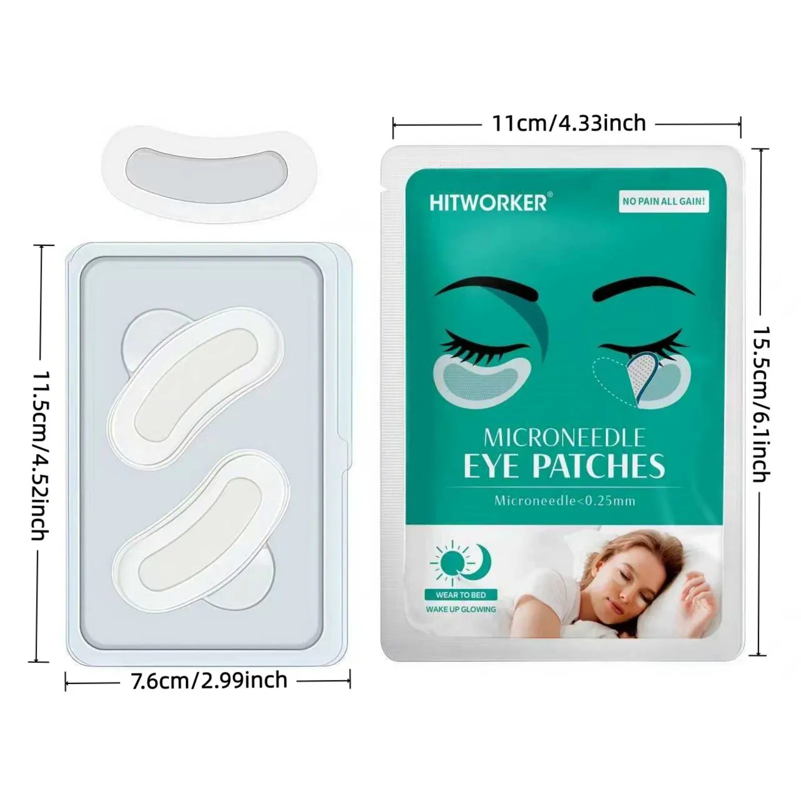 Patchs yeux à micro-aiguilles, présentation du produit