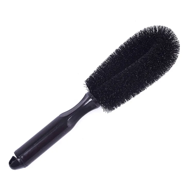 Détail des poils de la brosse