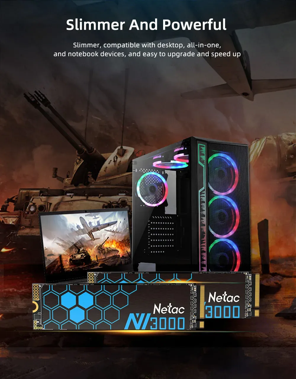 SSD Netac NV3000 finition premium