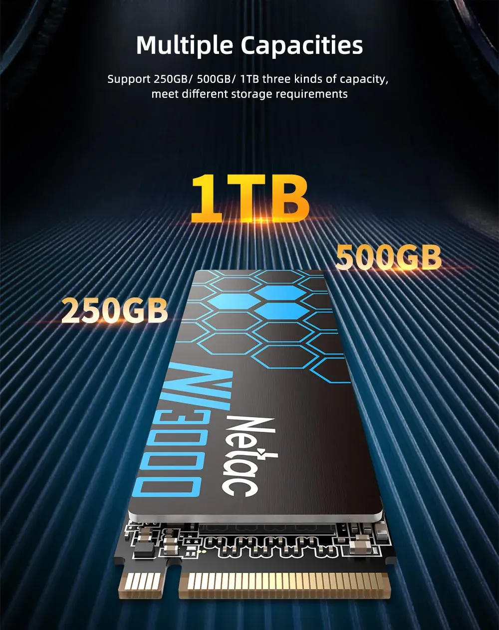 SSD Netac NV3000 détails de conception
