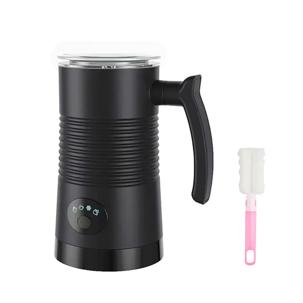 Mousseur à lait électrique automatique rotatif pour café, cappuccino et latte, 4 en 1, pour mousse chaude et froide 8