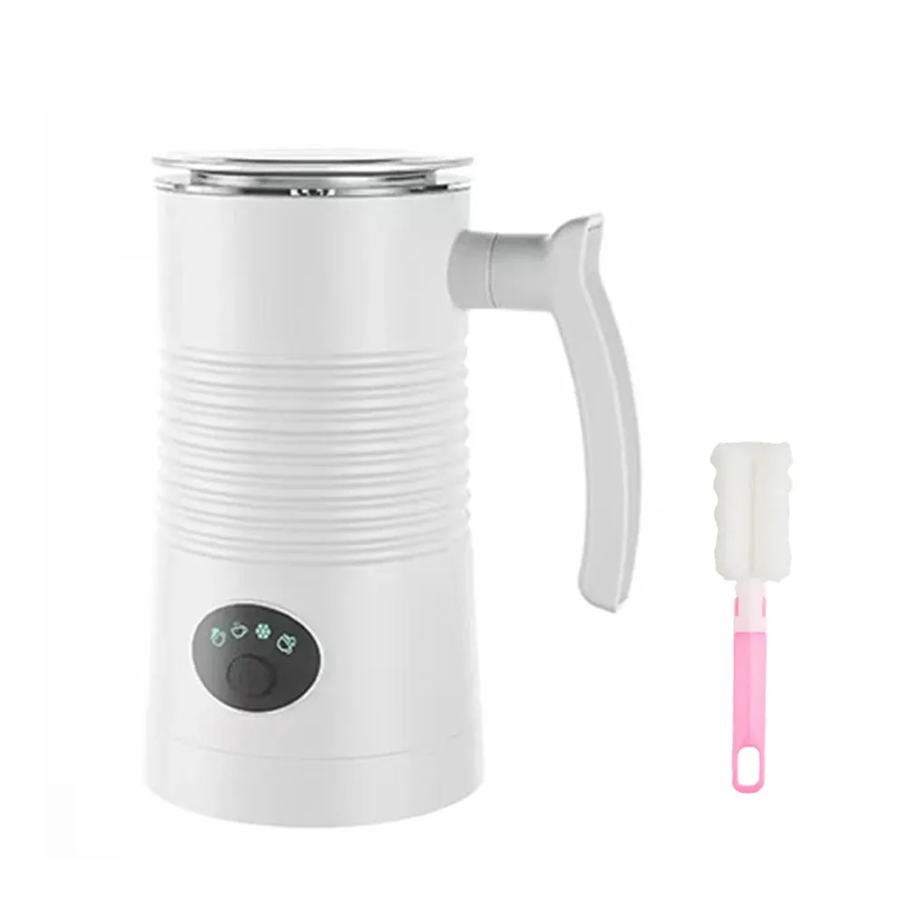 Mousseur à lait électrique automatique rotatif pour café, cappuccino et latte, 4 en 1, pour mousse chaude et froide 7