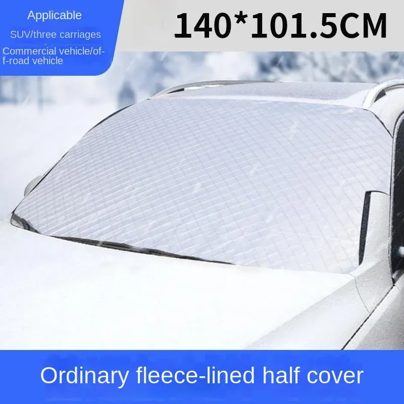 Pare-soleil magnétique pour pare-brise avant de voiture, protection étanche contre la neige 7