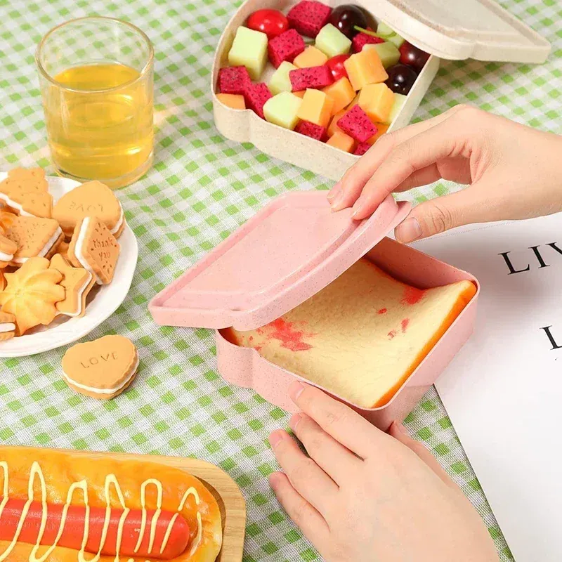 Contenant alimentaire avec couvercle sécurisé