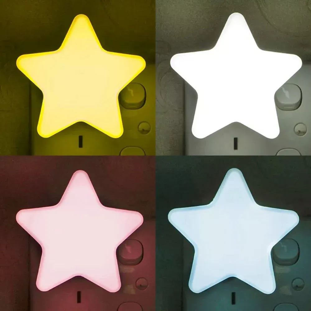 Veilleuse étoile LED en gros plan