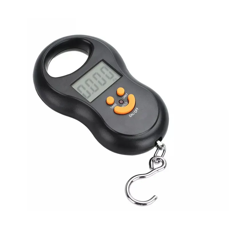 Balance électronique suspendue portable 50 kg, précision 10 g, écran LCD rétroéclairé, idéale pour la pêche 3