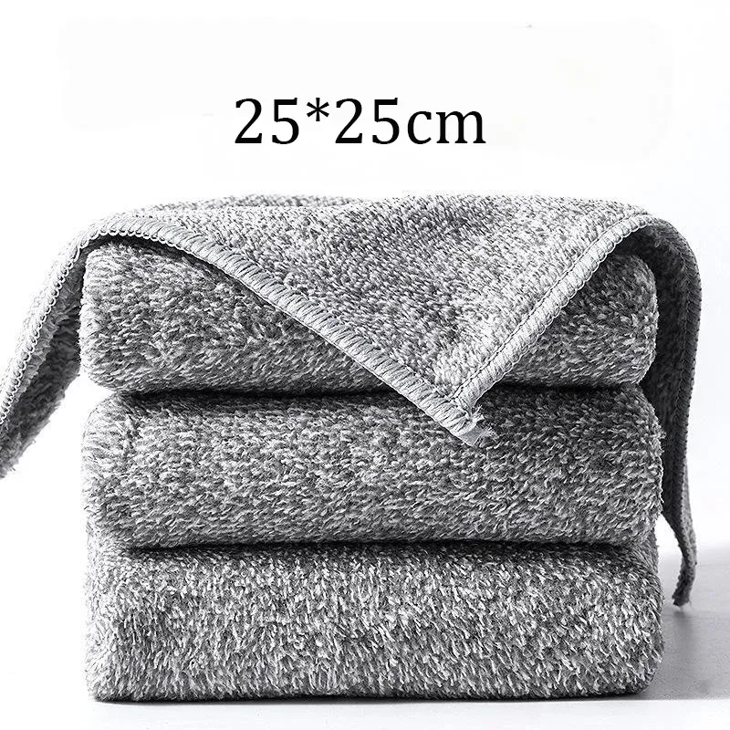 Chiffon de nettoyage en microfibre polyvalent pour cuisine, voiture et maison, lingettes réutilisables pour la vaisselle 7