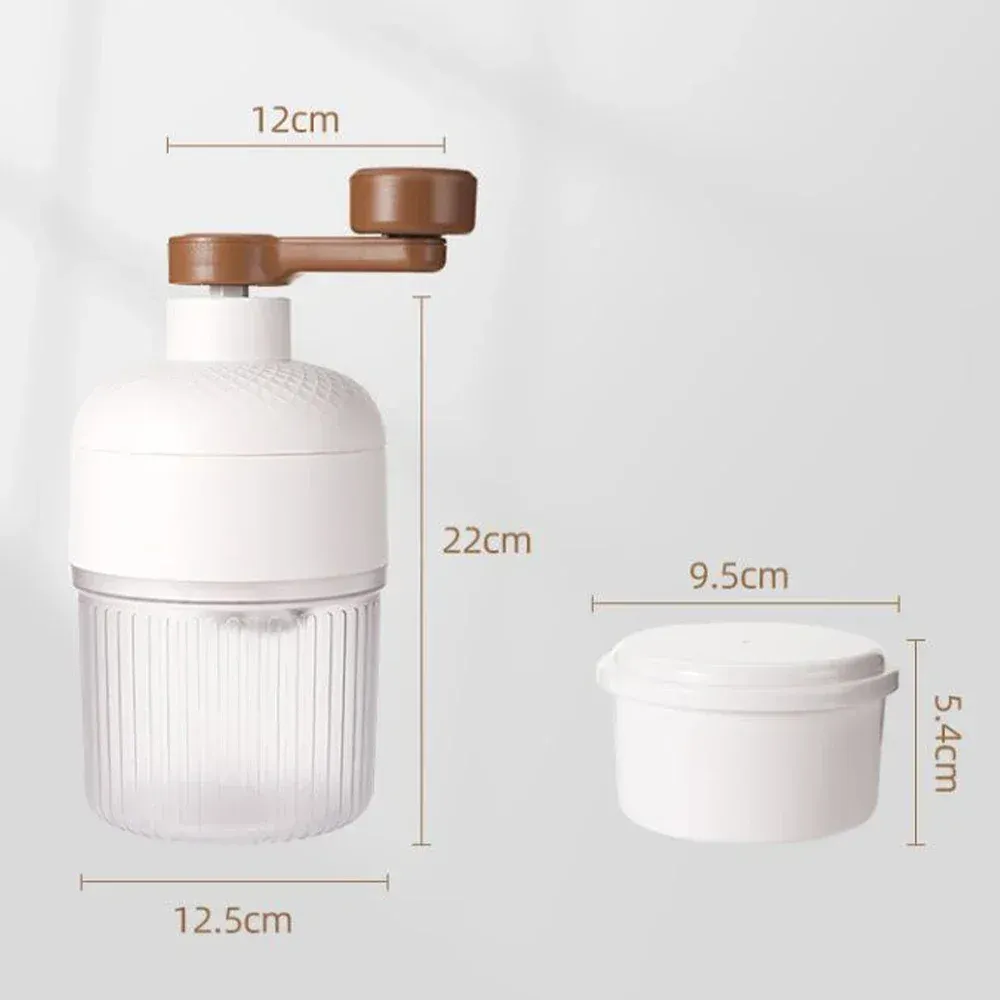 Mini broyeur à glace portable, machine à glace pilée manuelle, machine à milkshake, machine à smoothie domestique, outil de cuisine 6