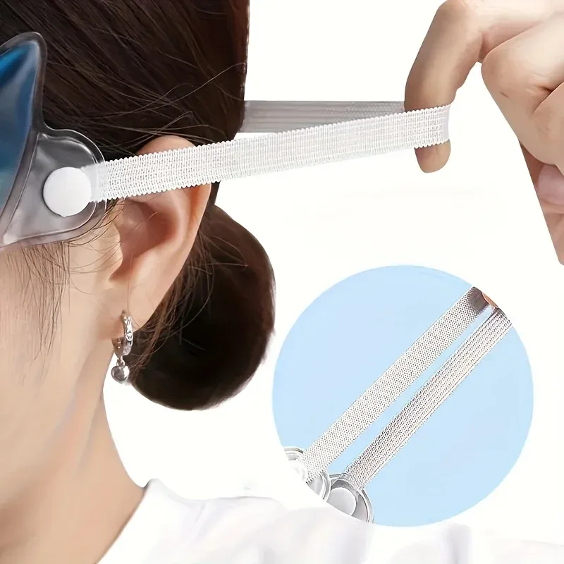 Masque yeux en gel thérapie chaud froid, réutilisable avec ouvertures pour les yeux, réduit gonflements, cernes et migraines 3