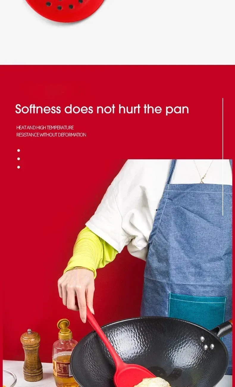 Ustensiles de cuisine en silicone, présentation