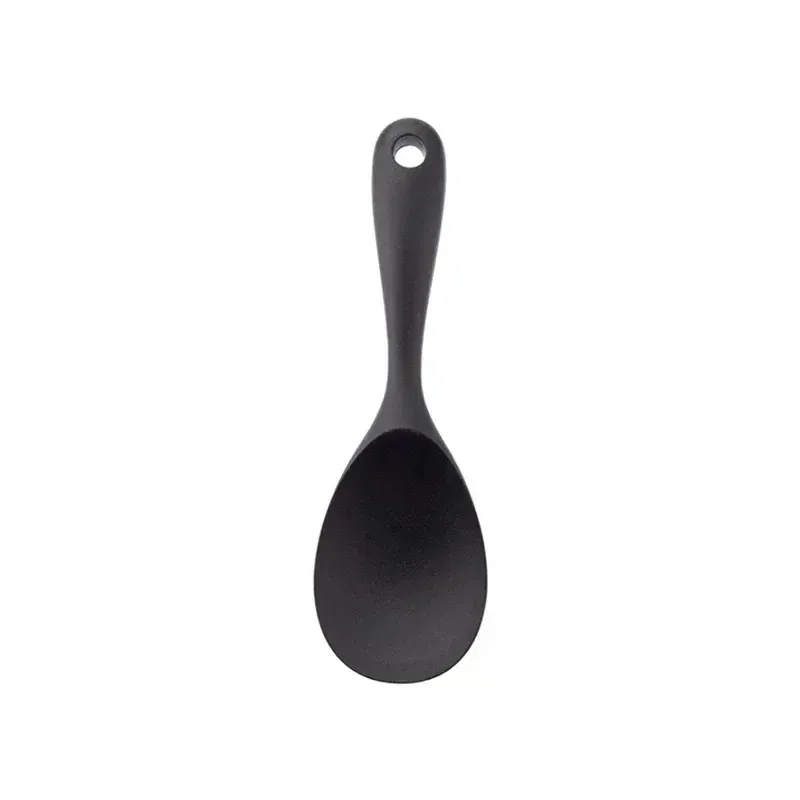 Ensemble de 6 ustensiles de cuisine en silicone : spatules, cuillère écumoire et cuillère à riz, résistants à la chaleur et lavables au lave-vaisselle 8
