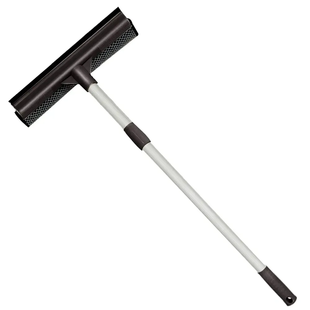 Brosse à Fenêtre HOMirror avec Poignée Longue Réglable pour Vitres, Portes Coulissantes et Parois de Douche 8