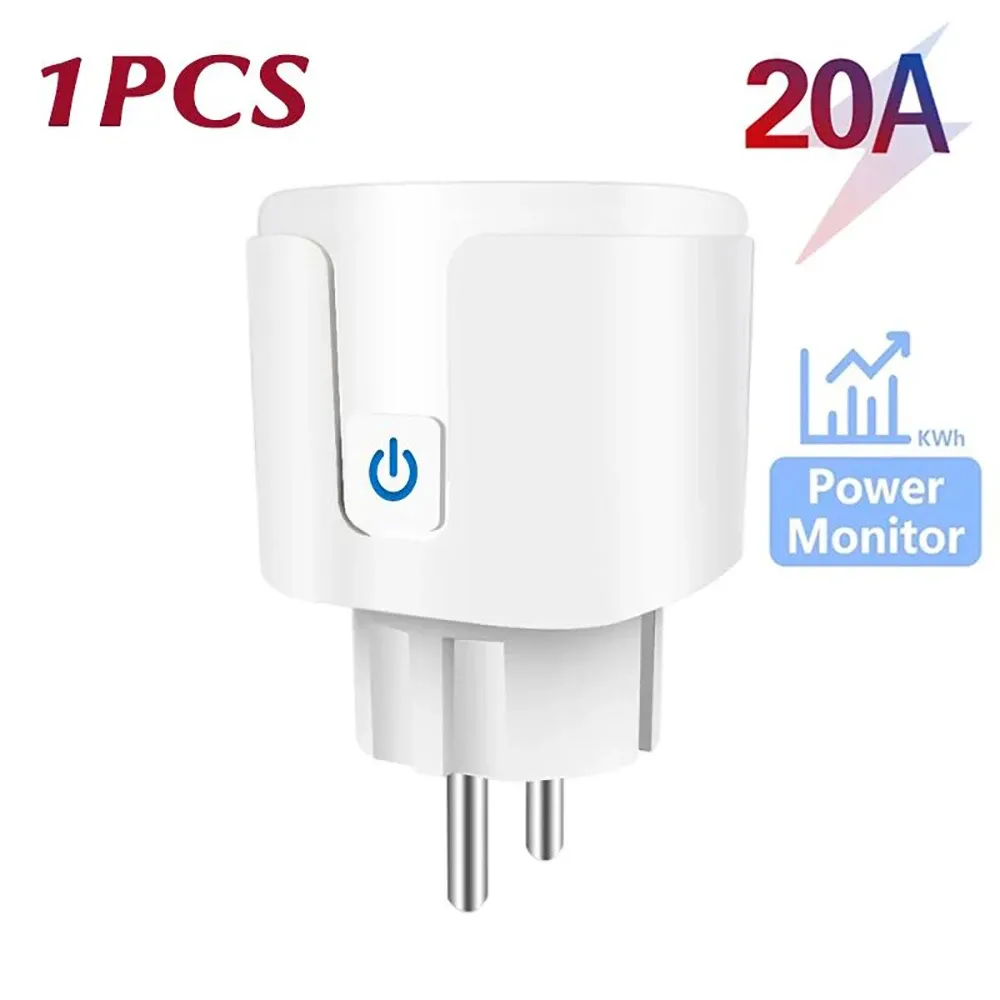 Prise intelligente Wi-Fi 20 A (UE) compatible Alexa, Google Home, Yandex et Alice, avec suivi de la consommation énergétique 9