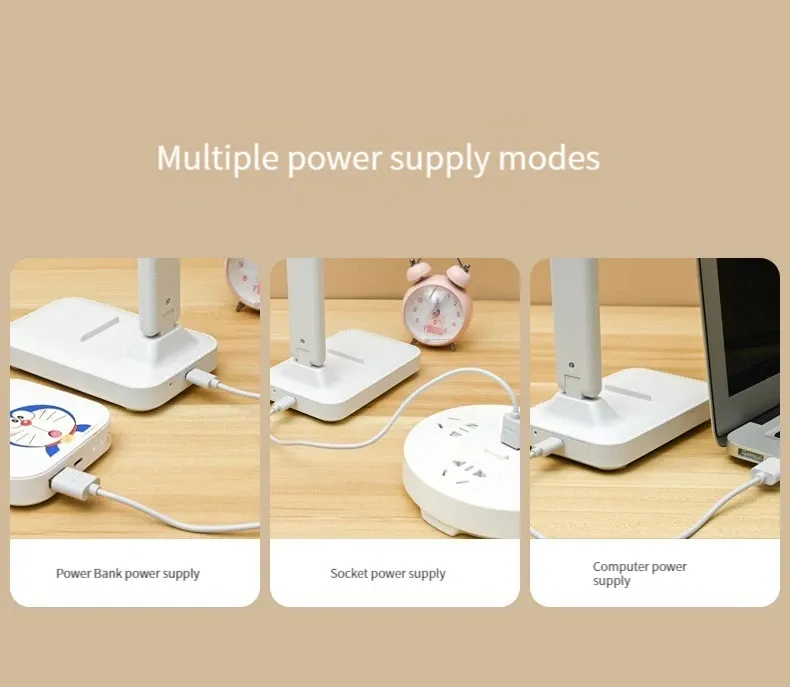 Lampe de bureau LED en situation d'utilisation