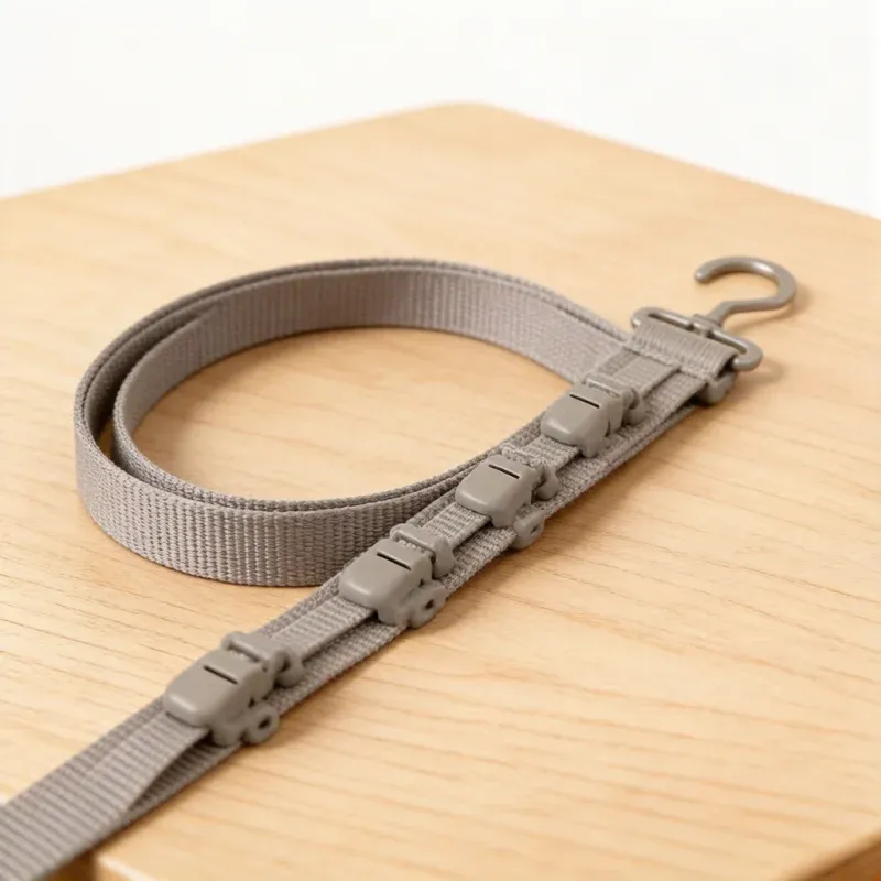 Porte-chapeaux suspendu pour armoire avec pinces de rangement, organisateur et présentoir pour casquettes de baseball, à fixer sur porte de placard ou de chambre - Image 1