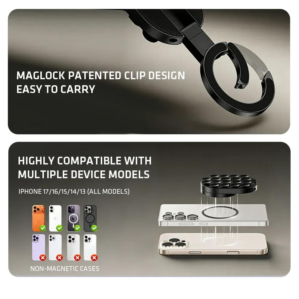 Support magnétique pliable MA39 - en situation
