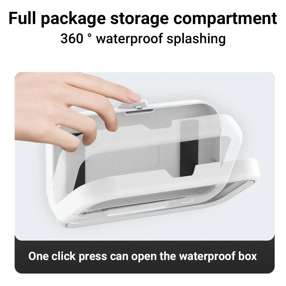 Boîte de rangement étanche pour téléphone portable, style moderne