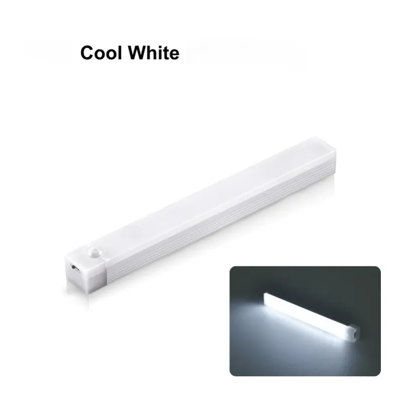 Barre lumineuse LED sans fil rechargeable par USB avec capteur, lampe de bureau sous-meuble 7