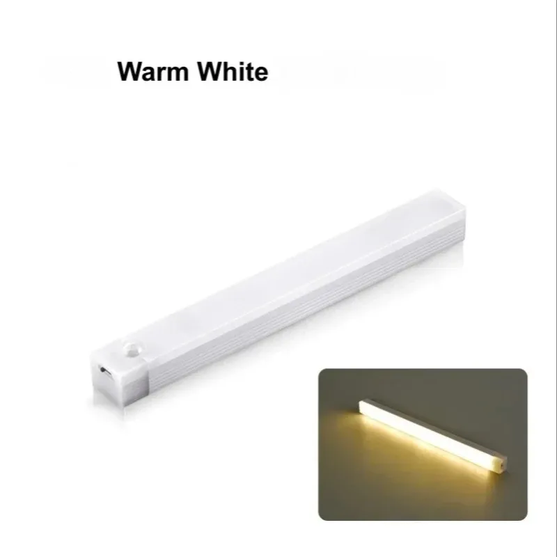 Barre lumineuse LED sans fil rechargeable par USB avec capteur, lampe de bureau sous-meuble 8