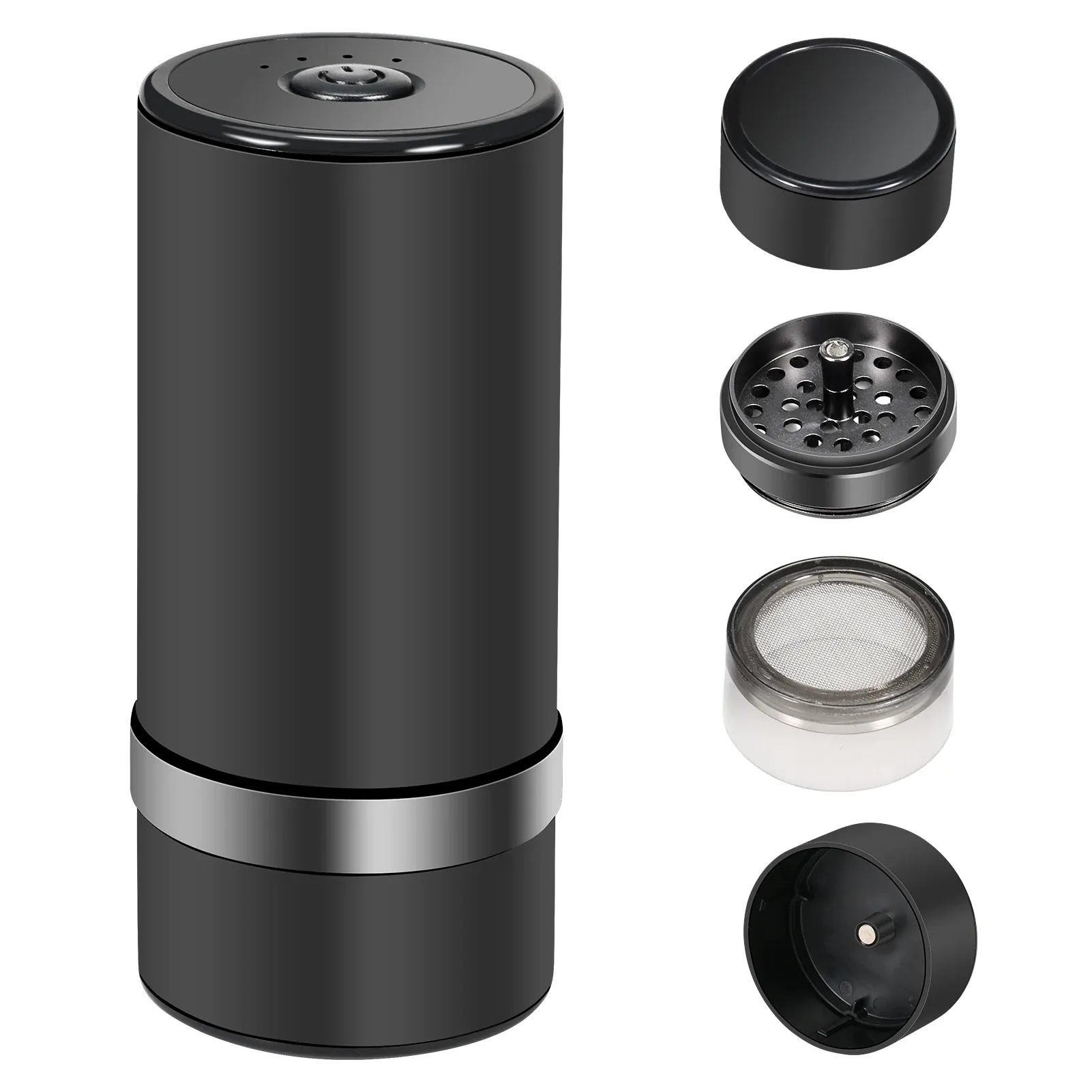 JOUGE – Broyeur électrique multifonctionnel, grande capacité, rechargeable par USB, pour grains de café secs, noix et graines 7