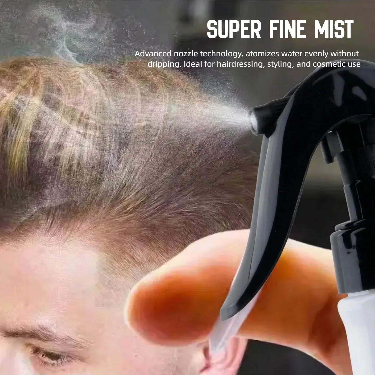 Flacon pulvérisateur portable 30 ml à buse verrouillable, anti-fuite, pour salon de coiffure, plantes et cosmétiques, brumisateur fin 2