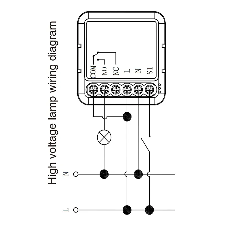 Module intelligent WiFi à contact sec Tuya, détails