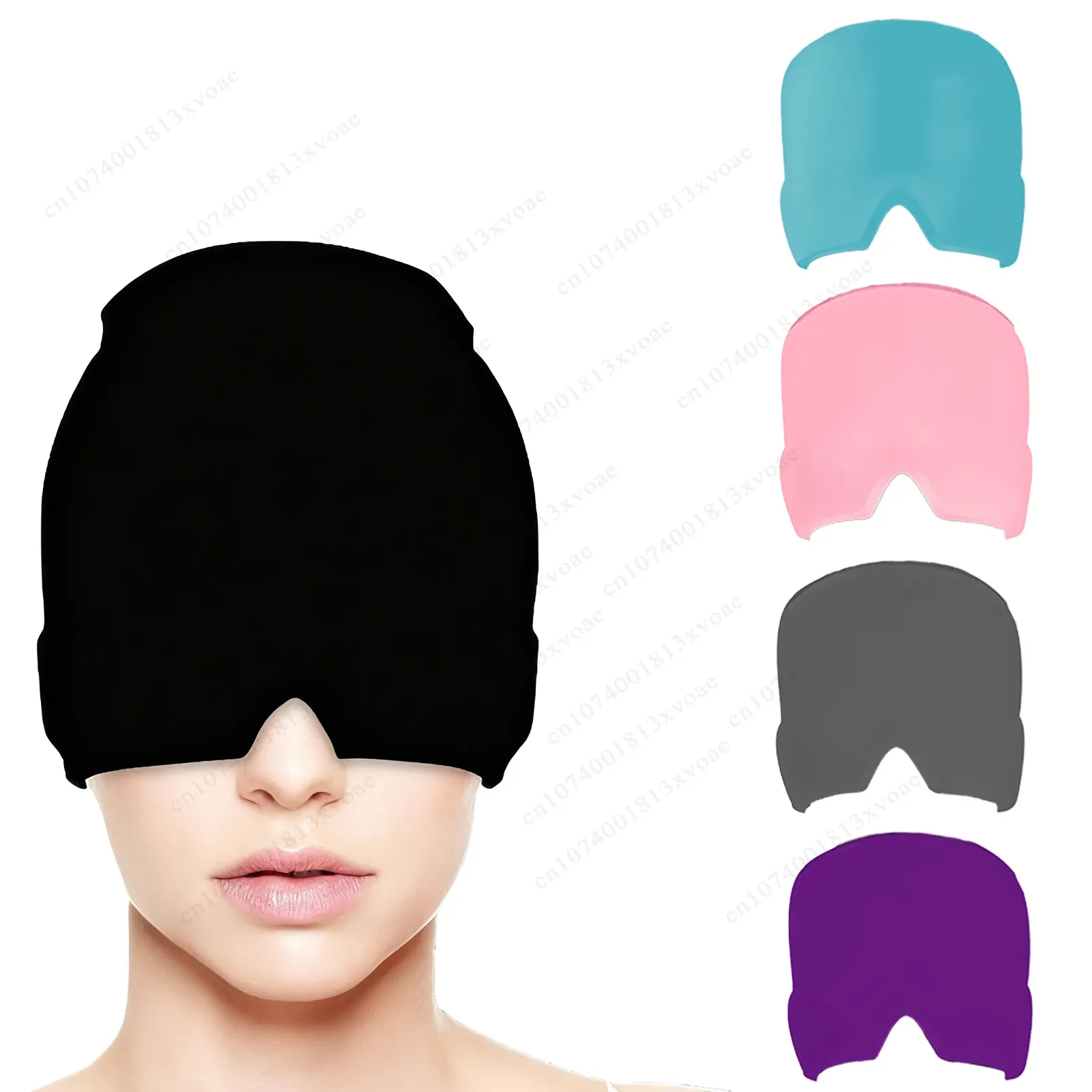 Capuchon réfrigérant en gel pour soulagement des migraines - Image 1