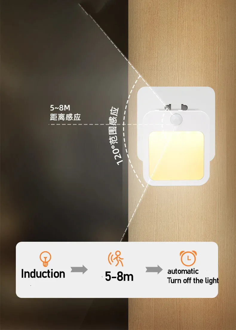 Veilleuse LED design minimaliste