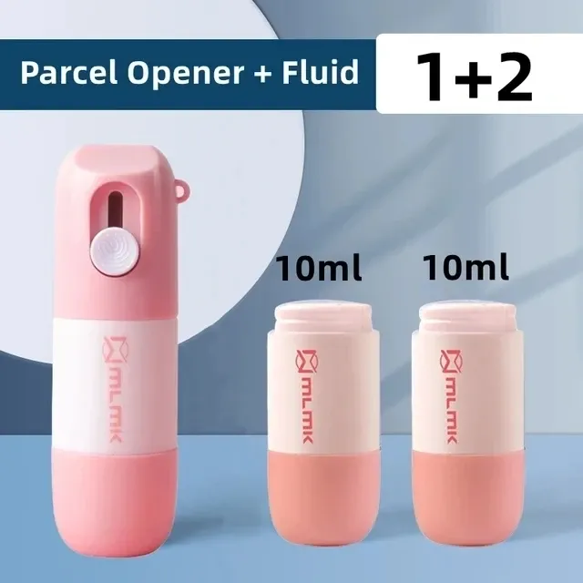 Fluide correcteur pour papier thermique avec couteau de déballage, portable et durable 10