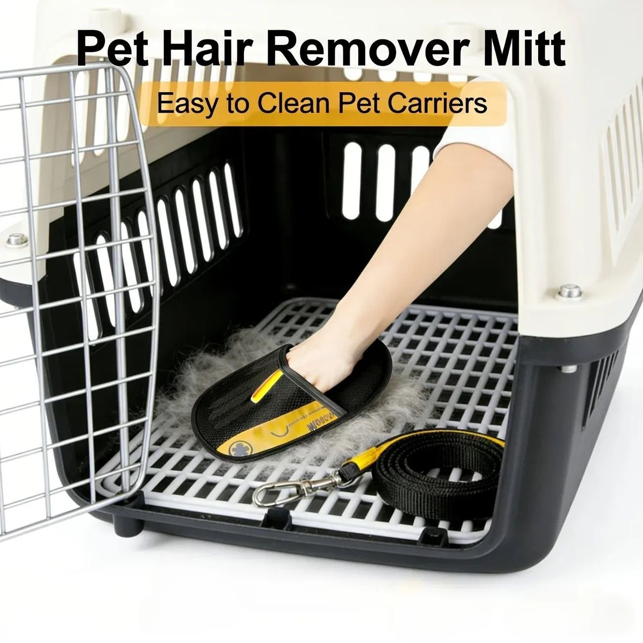 Gant anti-poils pour animaux de compagnie, nettoyage en profondeur