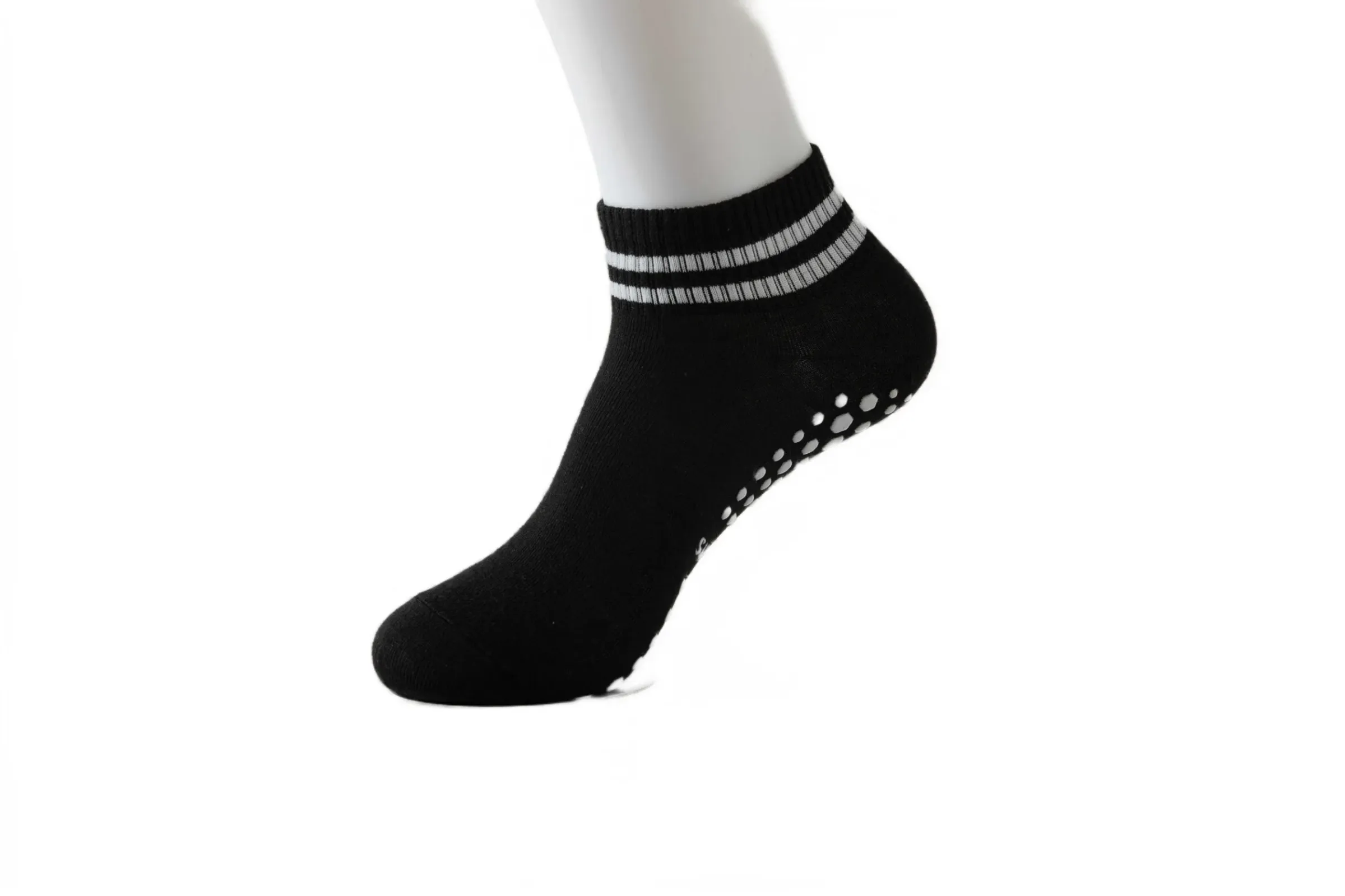 Chaussettes antidérapantes pour femme à double bande, pour yoga, pilates, ballet et entraînement 7